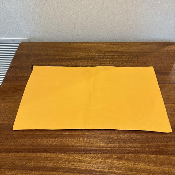 Authentic Goyard Dust Bag 18x14 for St Louis Tote Yellow Drawstring Pouch Paris - Picture 3 of 7